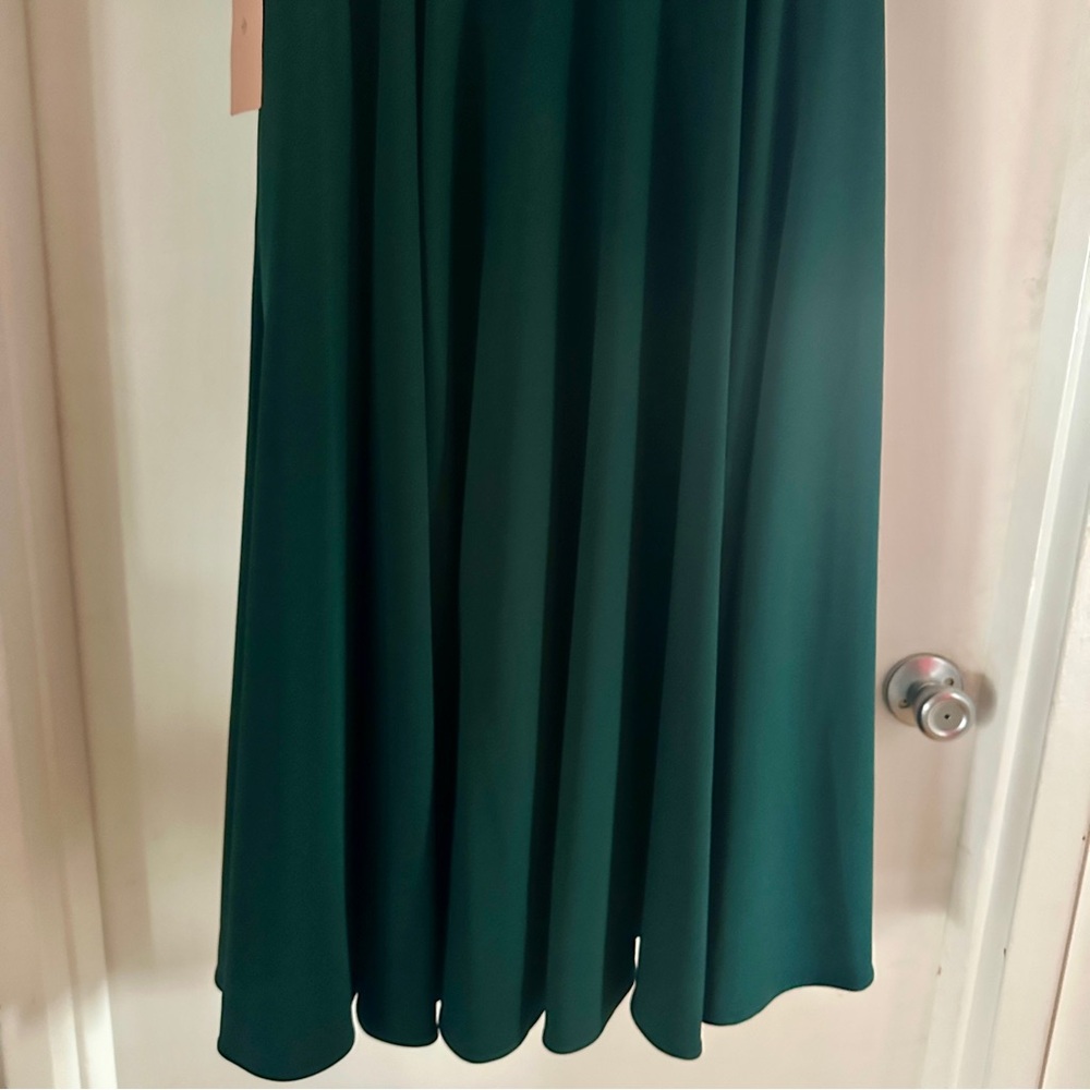 BHLDN Dark Green Midi Dress NWOT - Picture 11 of 14